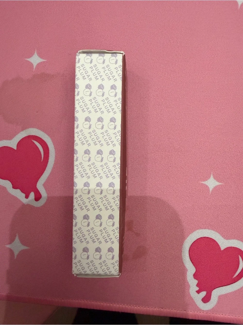 Makeup product with ingredients list